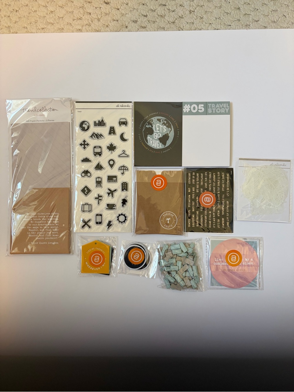 Ali Edward’s Travel scrapbooking kit - Picture 2 of 2